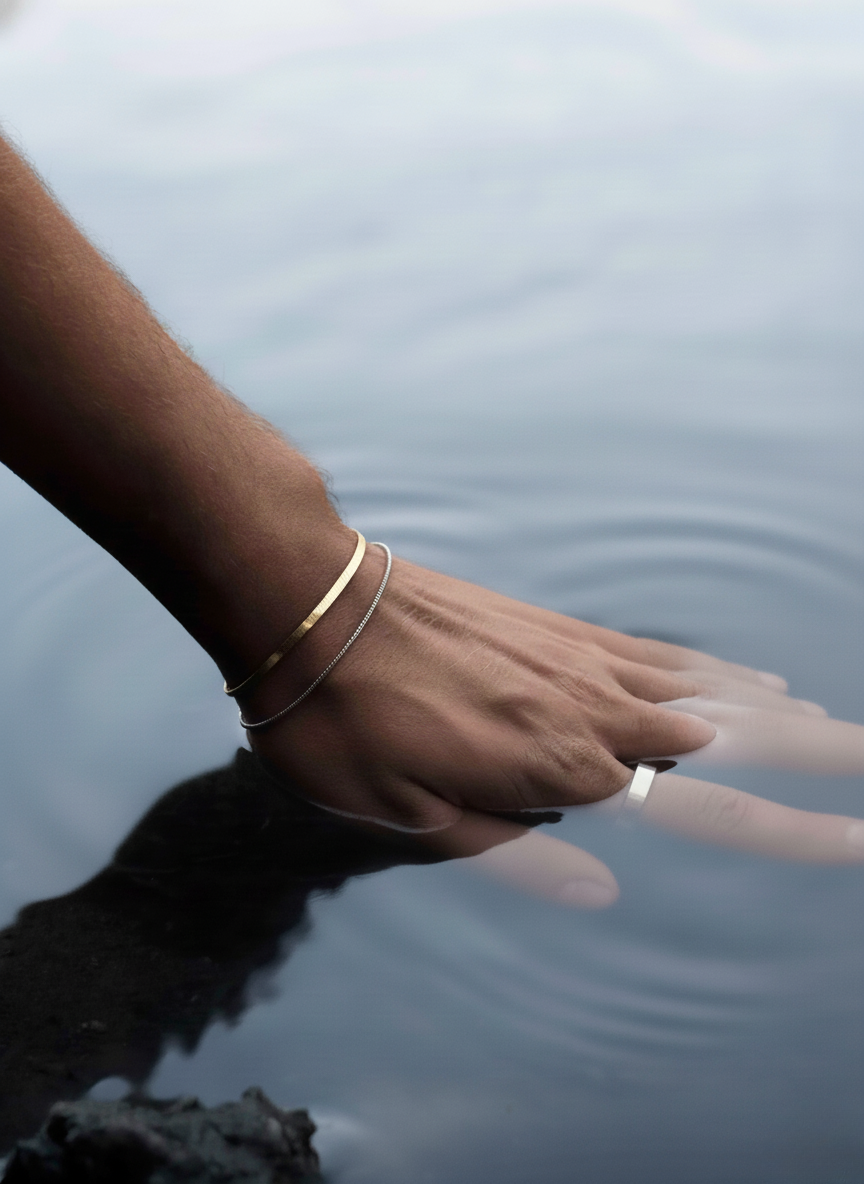 SNAKE CHAIN BRACELET (Low Stock) — view 5
