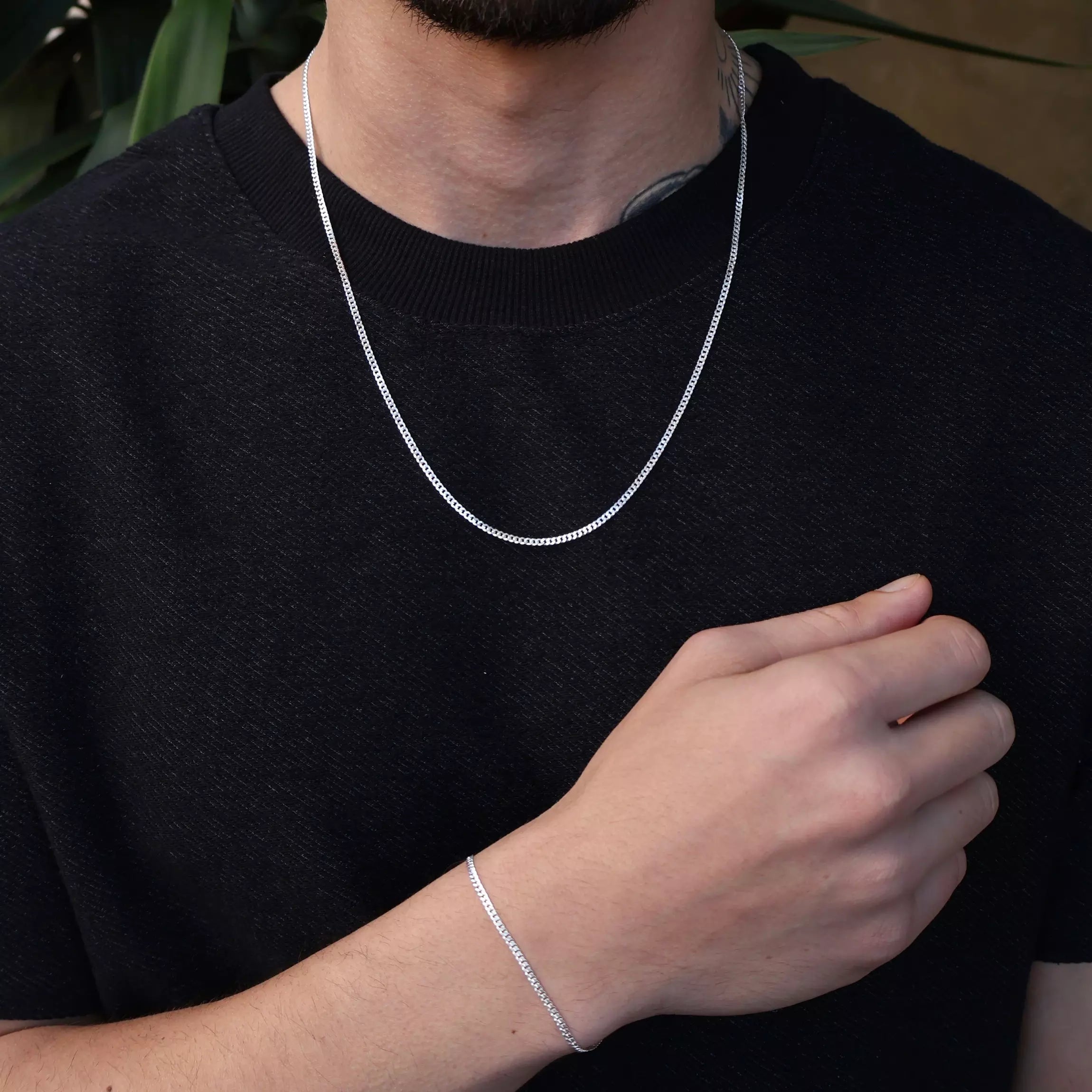 GRUMET CHAIN NECKLACE